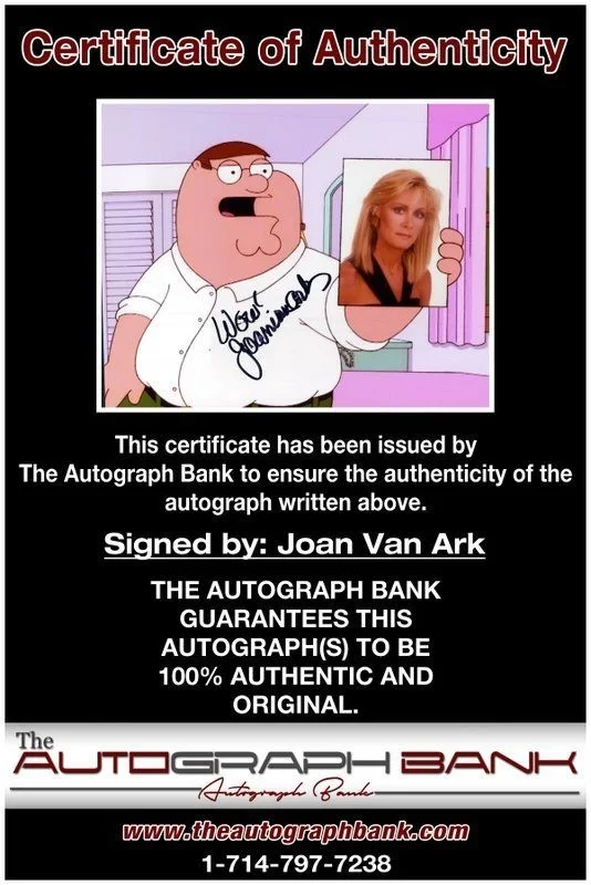 Joan Van Ark — Joan Van Ark authentic signed celebrity 8x10 photo W/Cert Autographed C1, image 2