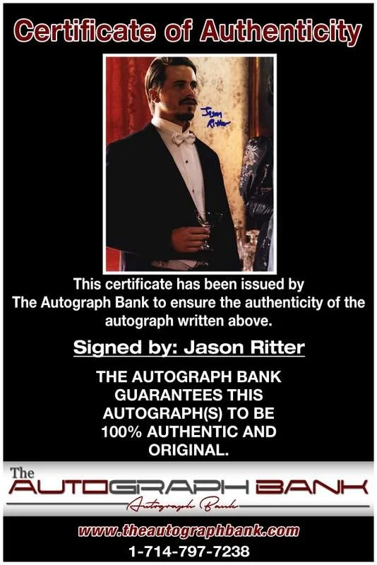 Jason Ritter — Jason Ritter authentic signed celebrity 8x10 photo W/Cert Autographed A0009, image 2