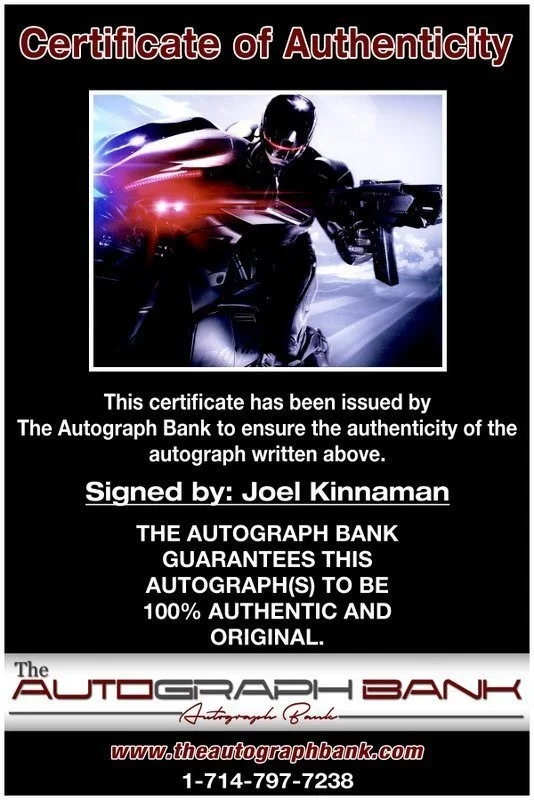 Joel Kinnaman — Joel Kinnaman authentic signed celebrity 8x10 photo W/Cert Autographed C1, image 2