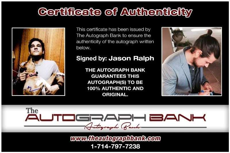 Jason Ralph — Jason Ralph authentic signed celebrity 8x10 photo W/Cert Autographed 125c1, изображение 2