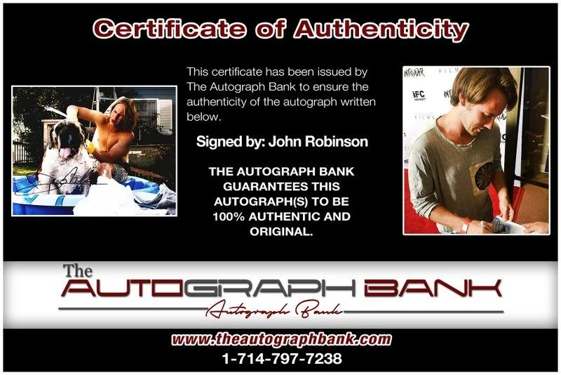 John Robinson — John Robinson authentic signed celebrity 8x10 photo W/Cert Autographed D6, image 2