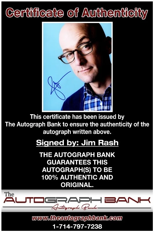 Jim Rash — Jim Rash authentic signed celebrity 8x10 photo W/Cert Autographed 41916b1, image 2