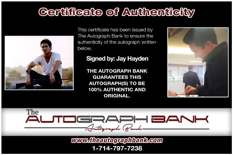 Jay Hayden — Jay Hayden authentic signed celebrity 8x10 photo W/Cert Autographed 2716e, image 2