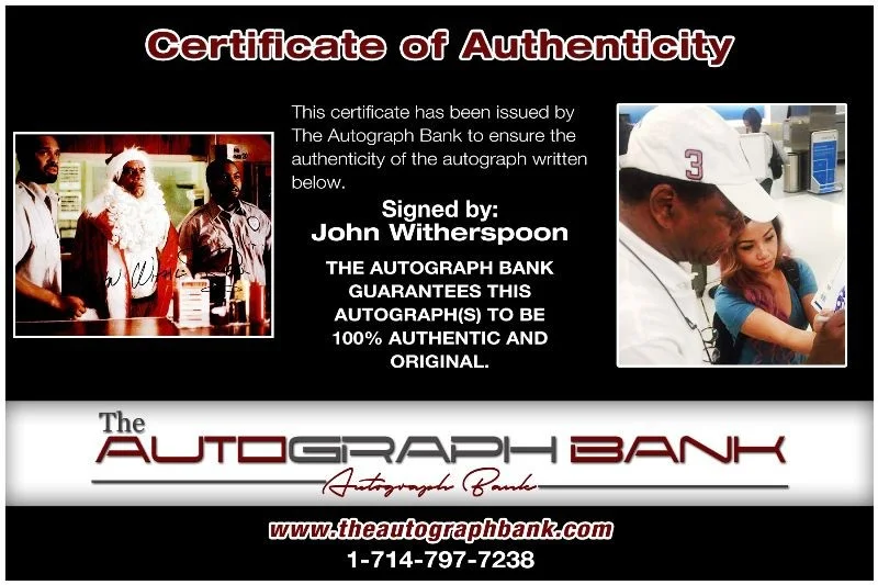 John Witherspoon — John Witherspoon authentic signed celebrity 8x10 photo W/Cert Autographed 125a1, image 2