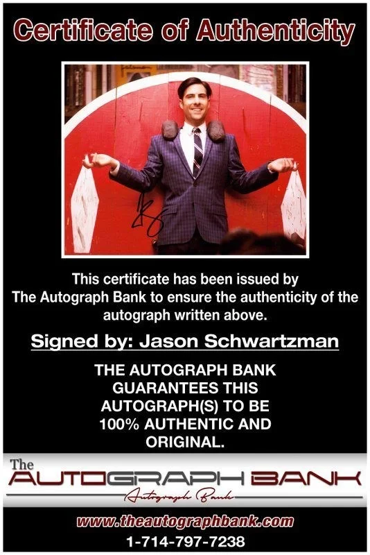 Jason Schwartzman — Jason Schwartzman authentic signed celebrity 8x10 photo W/Cert Autographed C6, image 2