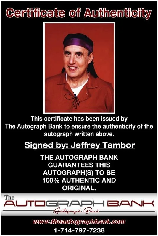Jeffrey Tambor — Jeffrey Tambor authentic signed celebrity 8x10 W/Certificate Autographed (A0004), image 2