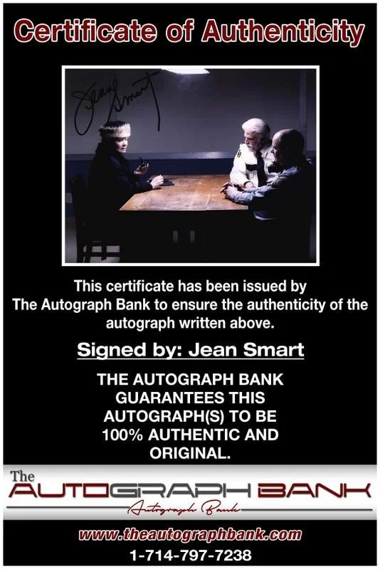 Jean Smart — Jean Smart authentic signed celebrity 8x10 photo W/Cert Autographed B0005, изображение 2