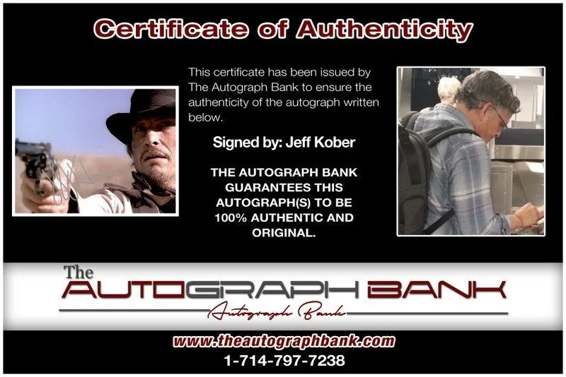 Jeff Kober — Jeff Kober authentic signed celebrity 8x10 photo W/Cert Autographed C10, изображение 2