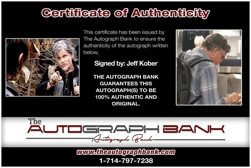 Jeff Kober — Jeff Kober authentic signed celebrity 8x10 photo W/Cert Autographed C42, изображение 2