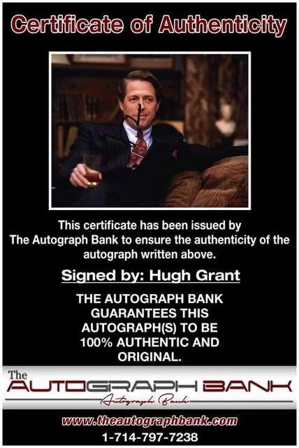 Hugh Grant — Hugh Grant authentic signed celebrity 8x10 photo W/Cert Autographed (B0001), image 2