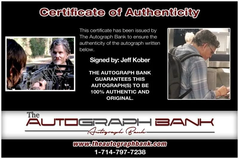 Jeff Kober — Jeff Kober authentic signed celebrity 8x10 photo W/Cert Autographed C8, image 2