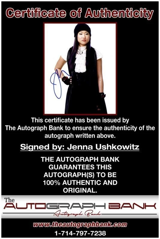 Jenna Ushkowitz — Jenna Ushkowitz authentic signed celebrity 8x10 photo W/Cert Autographed C1, изображение 2
