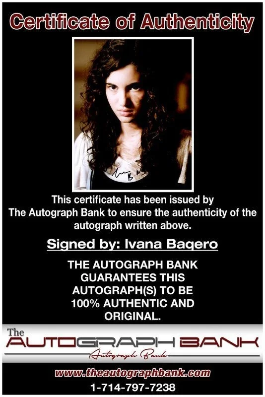 Ivana Baquero — Ivana Baquero authentic signed celebrity 8x10 photo W/Cert Autographed C1, image 2