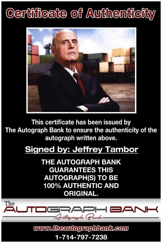 Jeffrey Tambor — Jeffrey Tambor authentic signed celebrity 8x10 W/Certificate Autographed (A0003), image 2