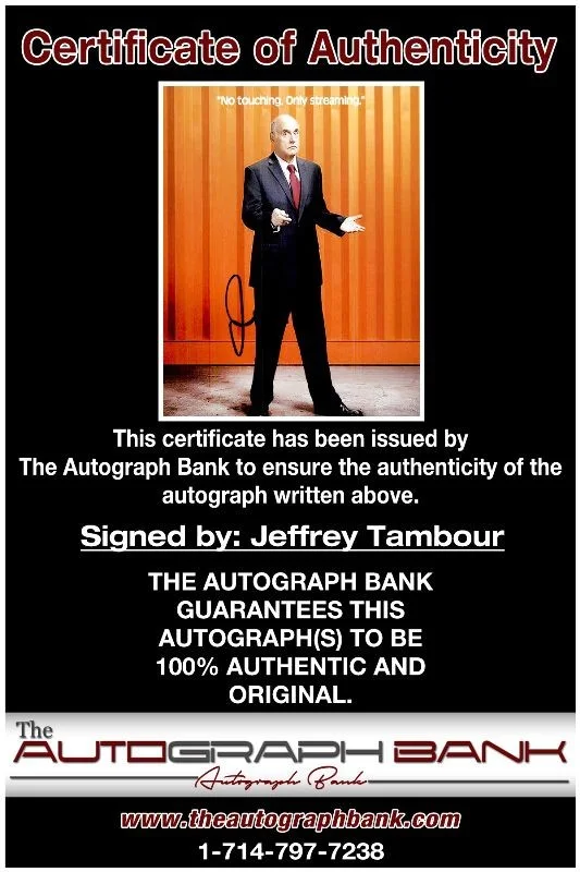 Jeffrey Tambour — Jeffrey Tambour authentic signed celebrity 8x10 photo W/Cert Autographed 2616b, изображение 2