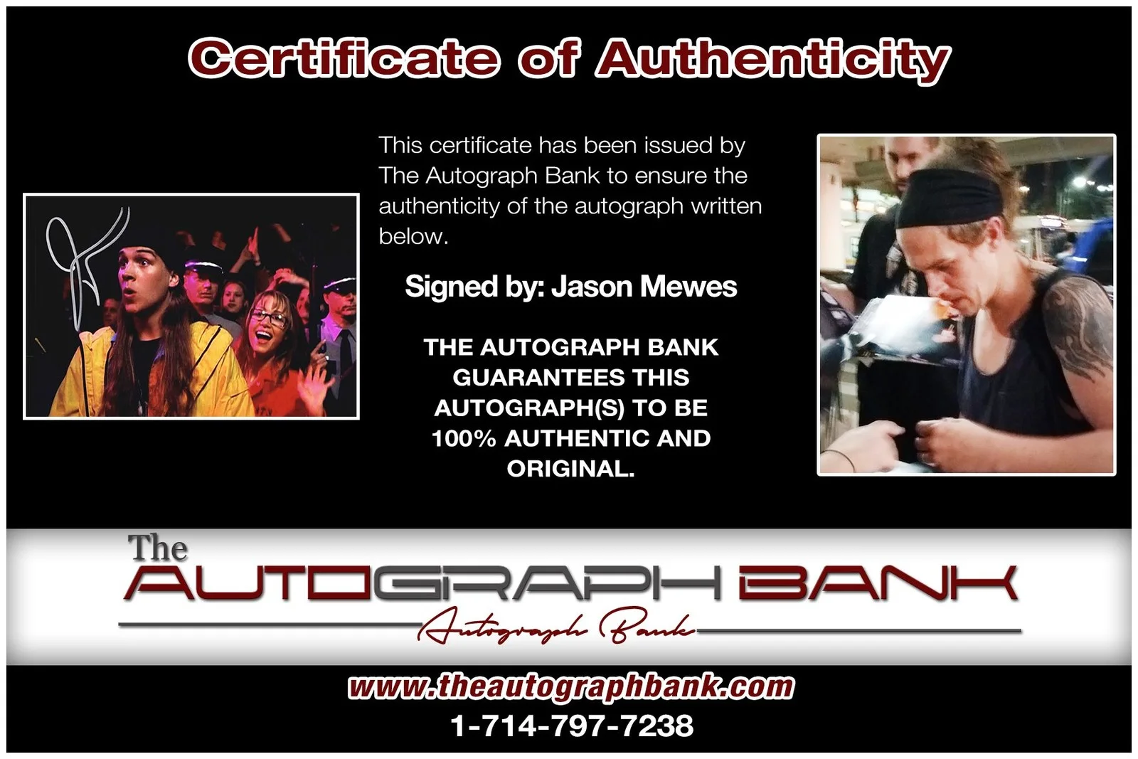 Jason Mewes — Jason Mewes authentic signed celebrity 8x10 photo W/Cert Autographed A5, изображение 2