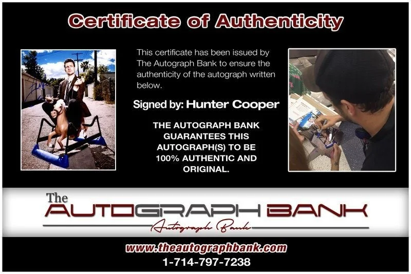 Hunter Cope — Hunter Cope authentic signed celebrity 8x10 photo W/Cert Autographed C4, image 2