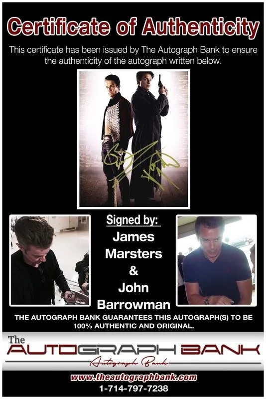 James Marsters — James Marsters & John Barrowman authentic signed 8x10 |CERT Autographed A0001, image 2