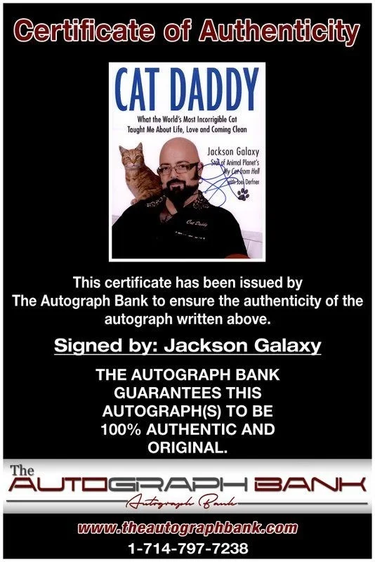 Jackson Galaxy — Jackson Galaxy authentic signed celebrity 8x10 photo W/Cert Autographed C8, image 2