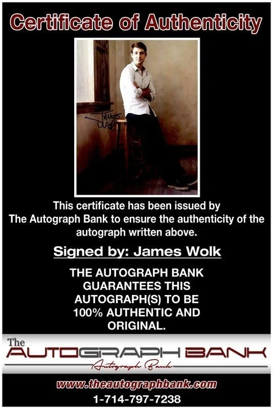 James Wolk — James Wolk authentic signed celebrity 8x10 photo W/Cert Autographed C4, изображение 2