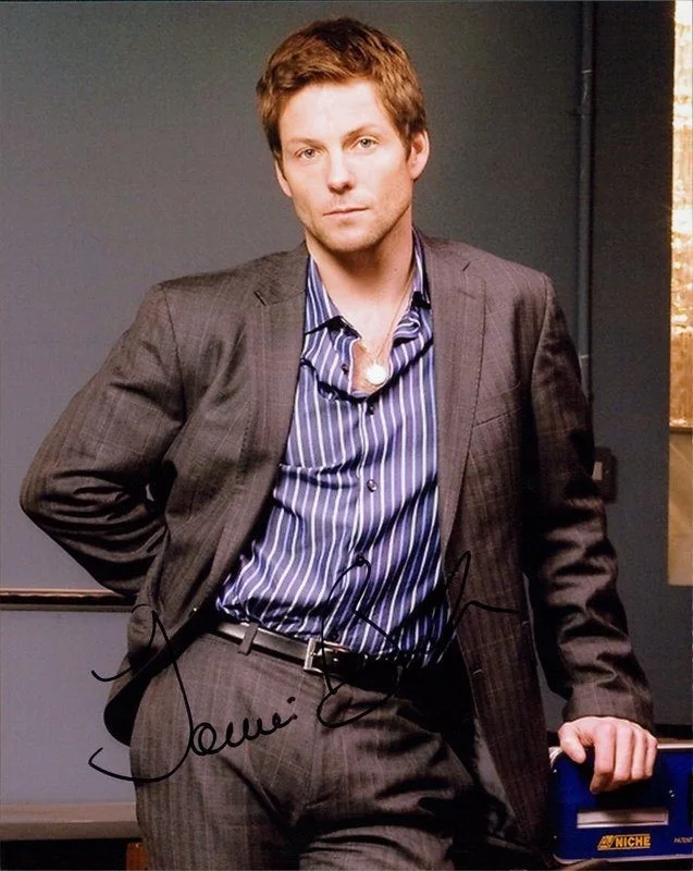 Jamie Bamber — Jamie Bamber authentic signed celebrity 8x10 photo W/Cert Autographed C2