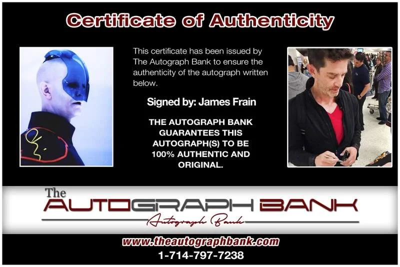 James Frain — James Frain authentic signed celebrity 8x10 photo W/Cert Autographed B0002, image 2