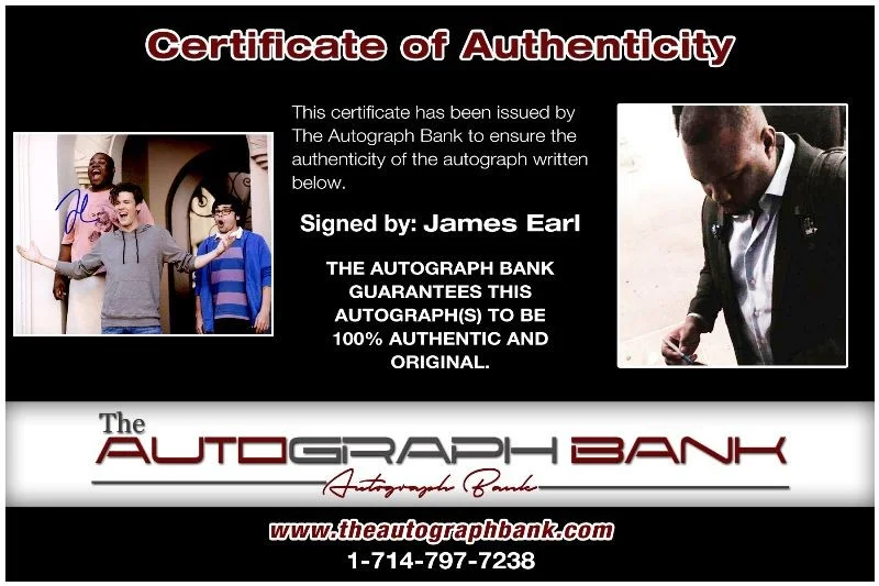 James Earl — James Earl authentic signed celebrity 8x10 photo W/Cert Autographed 125b1, изображение 2