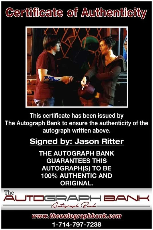 Jason Ritter — Jason Ritter authentic signed celebrity 8x10 photo W/Cert Autographed A0001, изображение 2