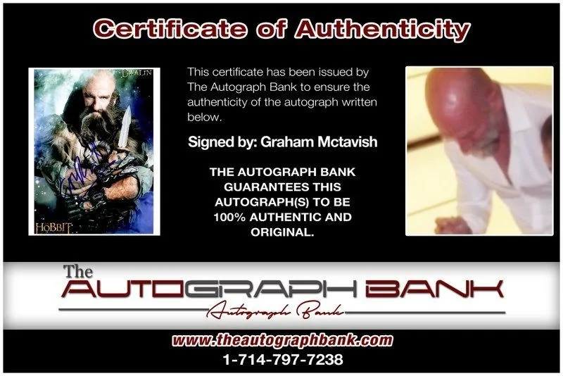 Graham Mctavish — Graham Mctavish authentic signed celebrity 8x10 photo W/Cert Autographed C5, изображение 2