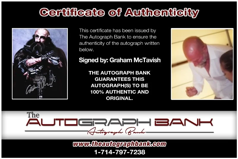 Graham McTavish — Graham McTavish authentic signed celebrity 8x10 photo W/Cert Autographed 51816g1, image 2