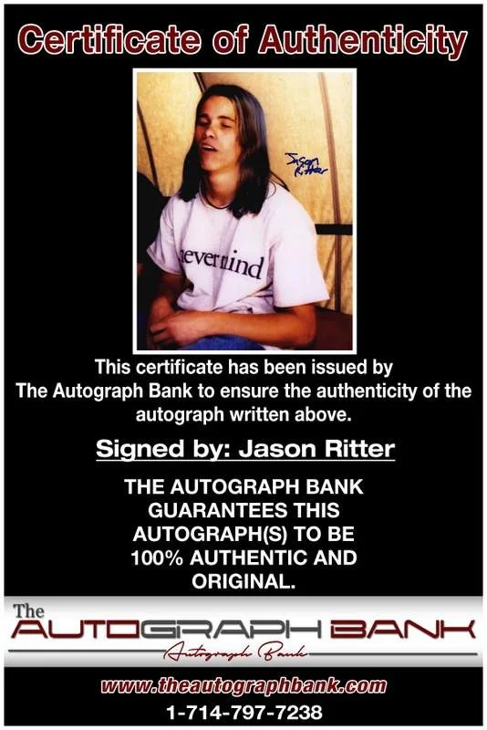 Jason Ritter — Jason Ritter authentic signed celebrity 8x10 W/Certificate Autographed (A0001), image 2