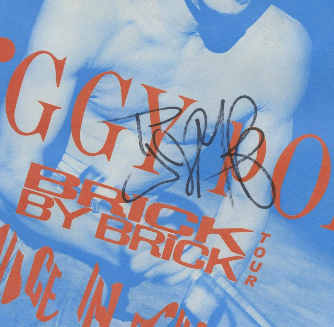 Iggy Pop autographed gig poster, image 2