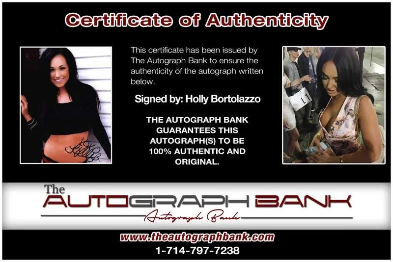 Holly Bortolazzo — Holly Bortolazzo authentic signed model 8x10 photo W/Cert Autographed A0014, изображение 2
