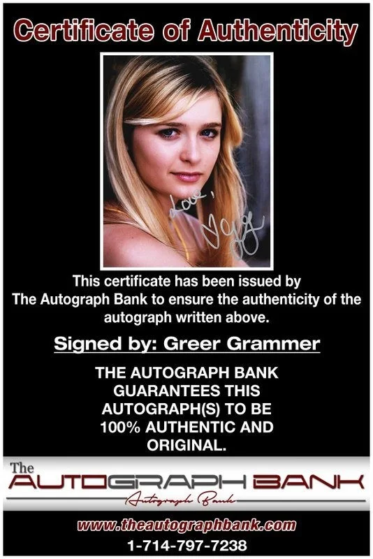 Greer Grammer — Greer Grammer authentic signed celebrity 8x10 photo W/Cert Autographed D1, image 2