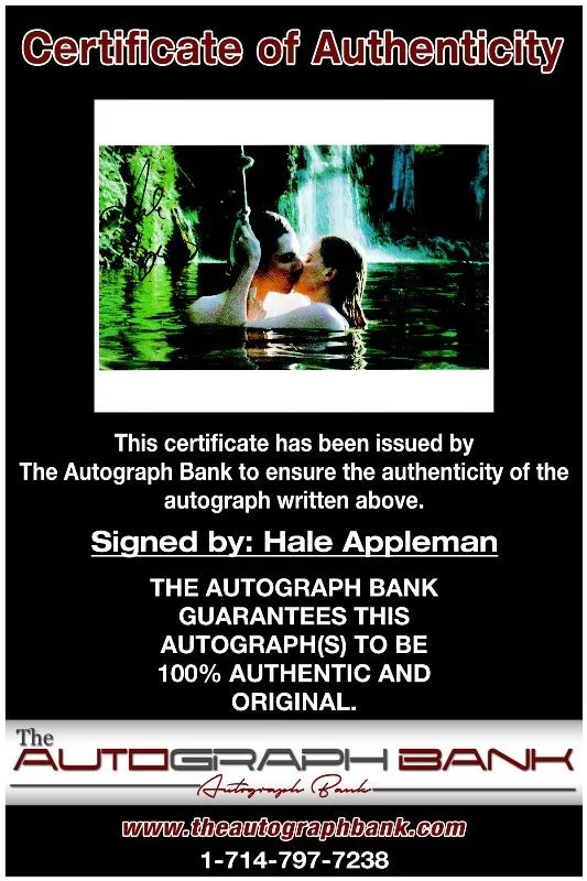Hale Appleman — Hale Appleman authentic signed celebrity 8x10 photo W/Cert Autographed 125e1, изображение 2