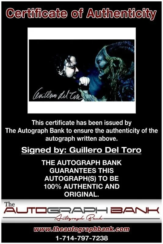 Guillero Del Toro — Guillero Del Toro authentic signed celebrity 8x10 photo W/Cert Autographed C1, image 2