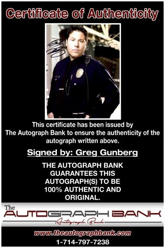 Greg Gunberg — Greg Gunberg authentic signed celebrity 8x10 photo W/Cert Autographed C5, image 2