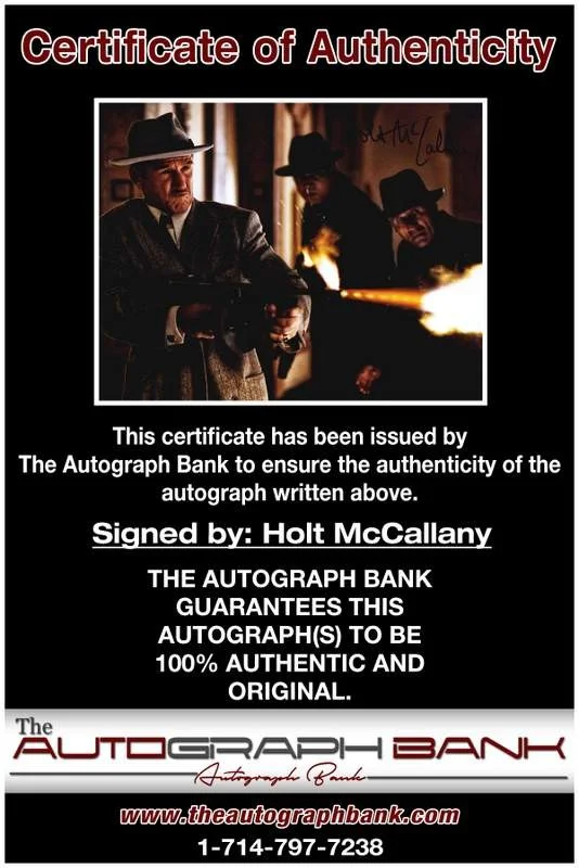 Holt Mccallany — Holt Mccallany authentic signed celebrity 8x10 W/Certificate Autographed (A0006), изображение 2