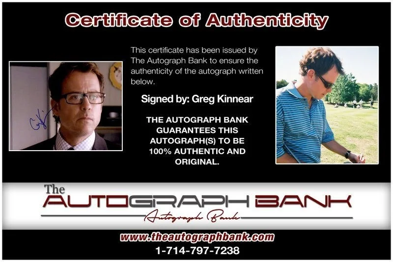 Greg Kinnear — Greg Kinnear authentic signed celebrity 8x10 photo W/Cert Autographed C7, image 2
