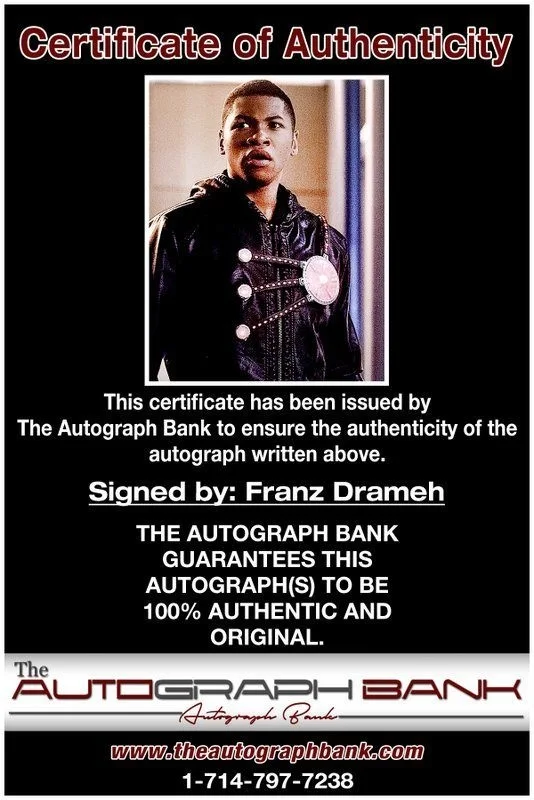 Franz Drameh — Franz Drameh authentic signed celebrity 8x10 photo W/Cert Autographed C2, изображение 2