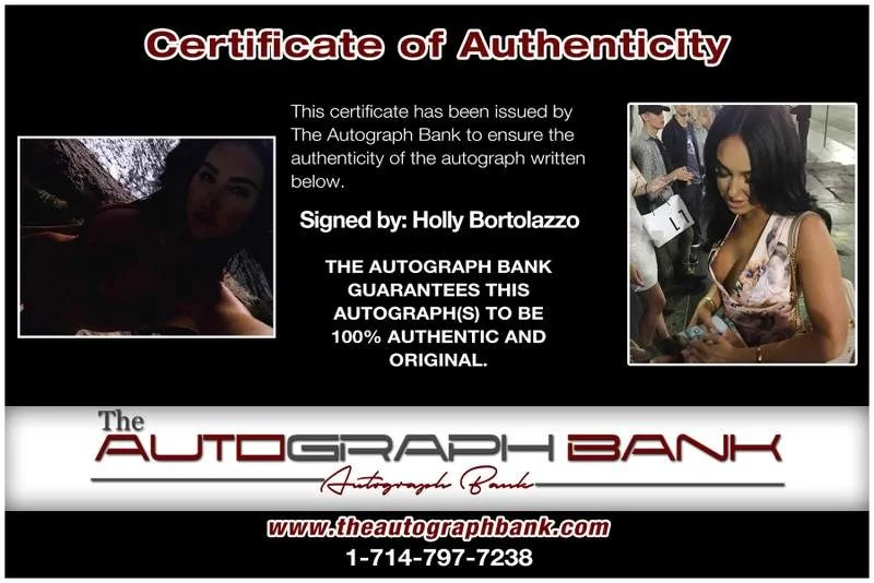 Holly Bortolazzo — Holly Bortolazzo authentic signed model 8x10 photo W/Cert Autographed A0002, изображение 2