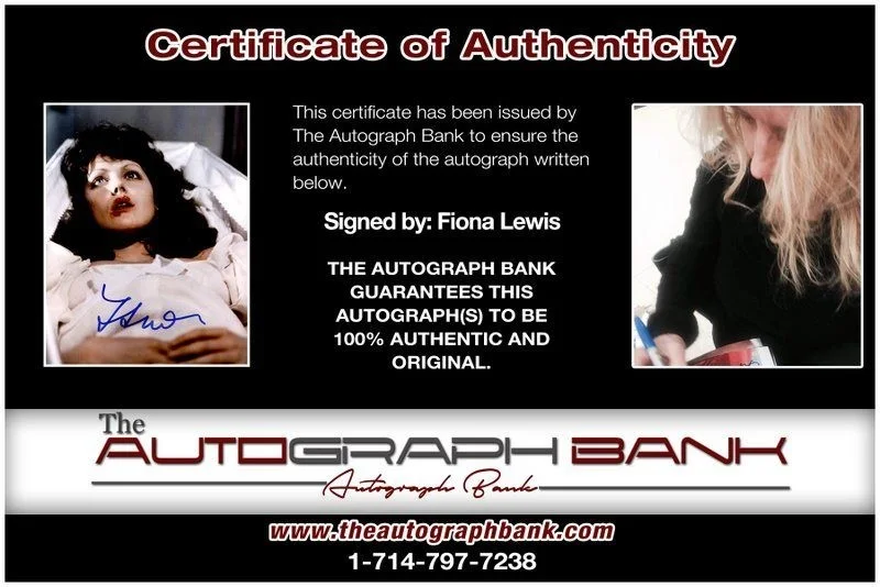 Fiona Lewis — Fiona Lewis authentic signed celebrity 8x10 photo W/Cert Autographed C3, изображение 2
