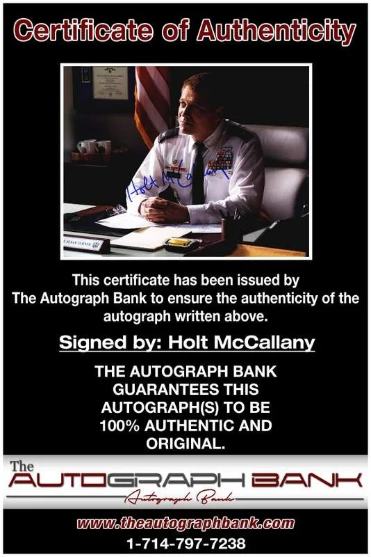 Holt Mccallany — Holt Mccallany authentic signed celebrity 8x10 W/Certificate Autographed (A0004), image 2