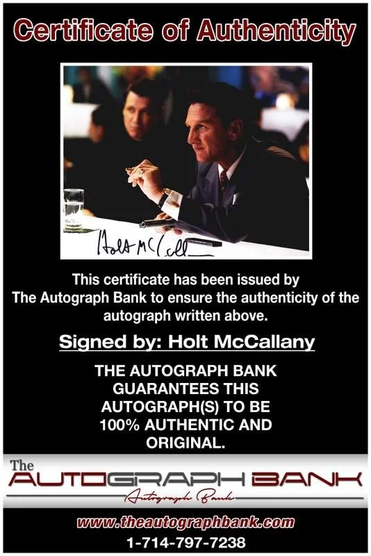 Holt Mccallany — Holt Mccallany authentic signed celebrity 8x10 W/Certificate Autographed (A0003), image 2