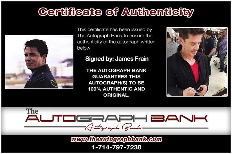 James Frain — James Frain authentic signed celebrity 8x10 photo W/Cert Autographed B0010, изображение 2