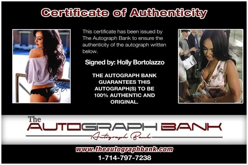 Holly Bortolazzo — Holly Bortolazzo authentic signed model 8x10 photo W/Cert Autographed A0016, изображение 2
