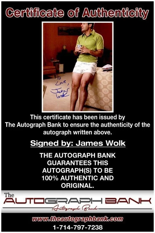 James Wolk — James Wolk authentic signed celebrity 8x10 photo W/Cert Autographed C7, изображение 2