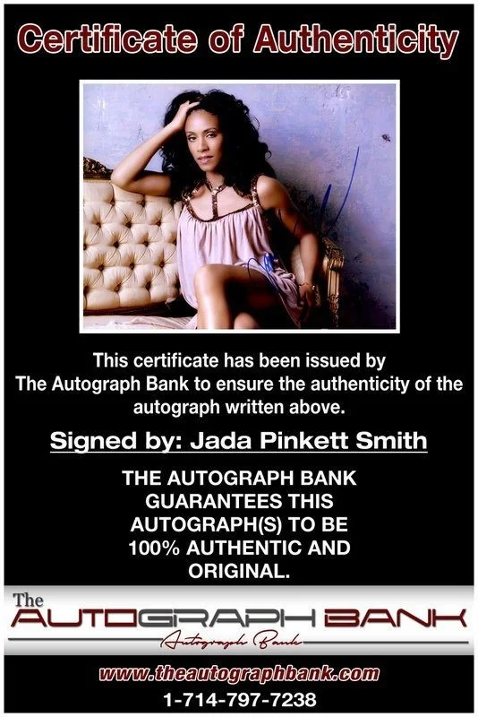 Jada Pinkett Smith — Jada Pinkett Smith authentic signed celebrity 8x10 photo W/Cert Autographed C7, изображение 2