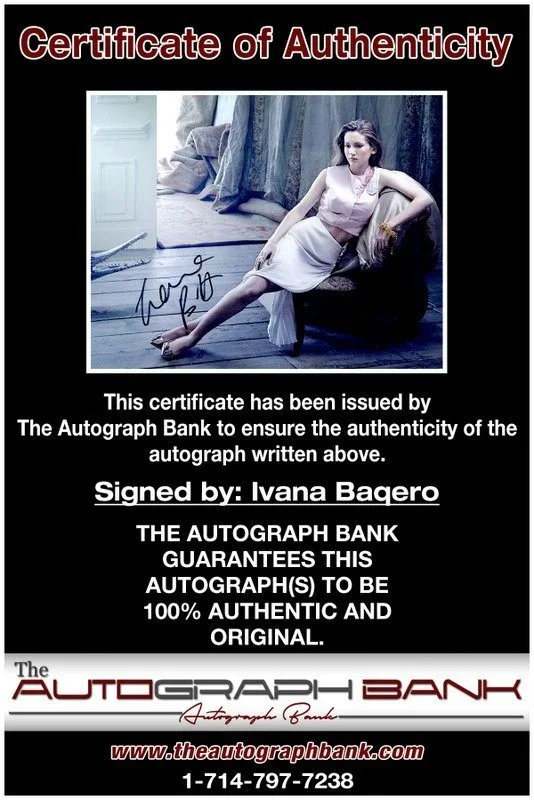 Ivana Baquero — Ivana Baquero authentic signed celebrity 8x10 photo W/Cert Autographed C6, изображение 2