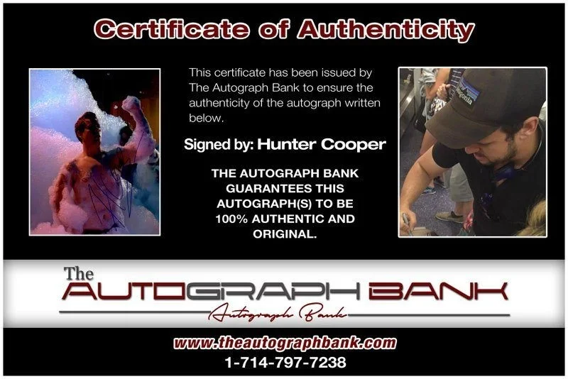 Hunter Cope — Hunter Cope authentic signed celebrity 8x10 photo W/Cert Autographed C9, image 2